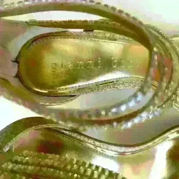 NWOT. Gianni Bini Shawn Sparkle Embellished Strappy Dress Sandal Heels. … - Picture 3 of 5